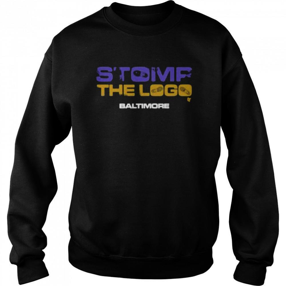 Stomp The Logo Breakingt Baltimore Football Sweatshirt